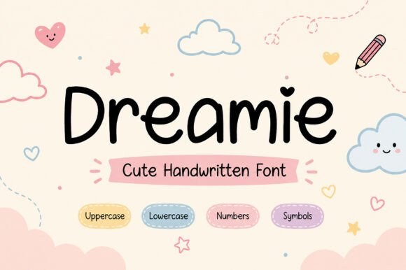 Dreamie stylish display fonts for clothing brand logos