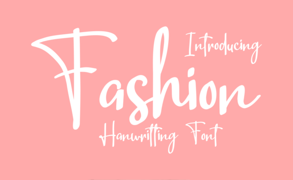 Fashion cute lettered handwritten fonts for playful logos