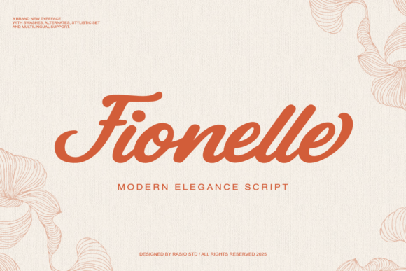 Fionelle font preview