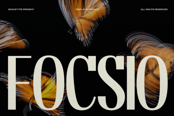 Focsio bold display serif fonts for headlines