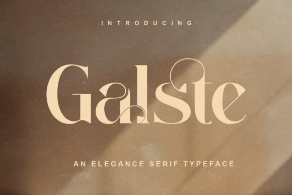 Galste font preview