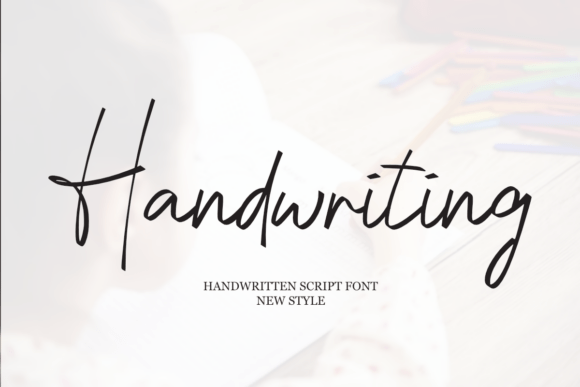 Handwriting soft cursive fonts for warm branding