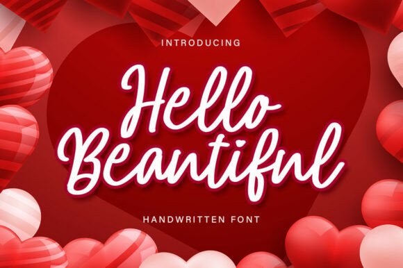 Hello Beautiful font preview