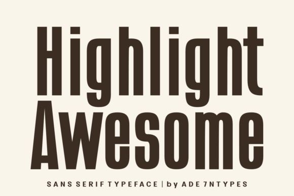 Highlight Awesome modern sans fonts for branding