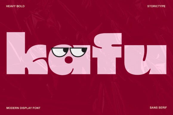 Kafu heavy bold display fonts for instagram headers