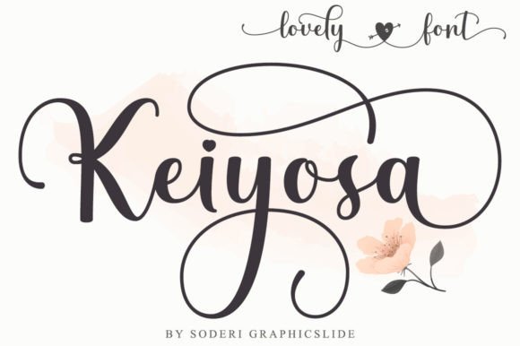 Keiyosa font preview
