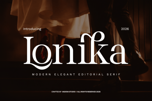 Lonika romantic serif fonts for wedding invitations