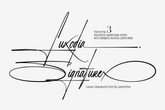 Signature fonts for logo design shown on a hand-signed wordmark