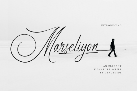 Marseliyon elegant signature script fonts for branding