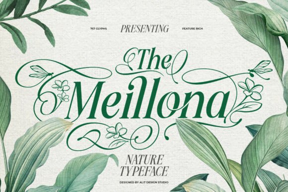 Meillona font preview