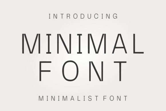 Minimal contemporary display sans fonts for logos