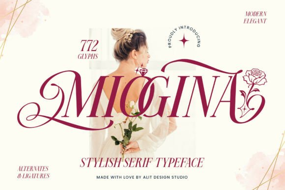 Miogina font preview