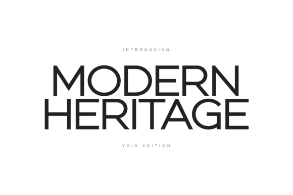 Modern Heritage high contrast vintage serif fonts for logos