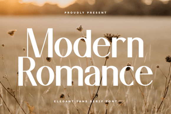 Modern Romance font preview