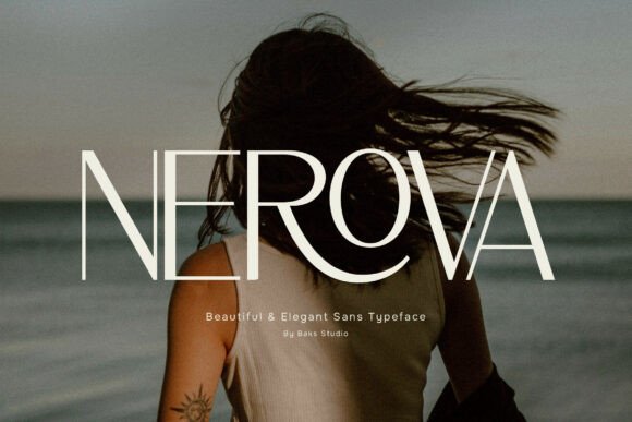 Modern sans serif fonts for branding shown on a clean identity