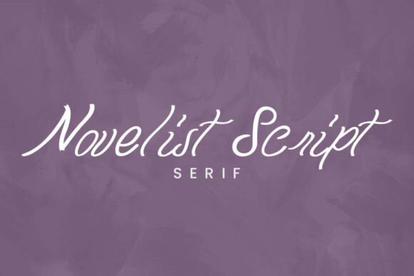 Novelist font preview