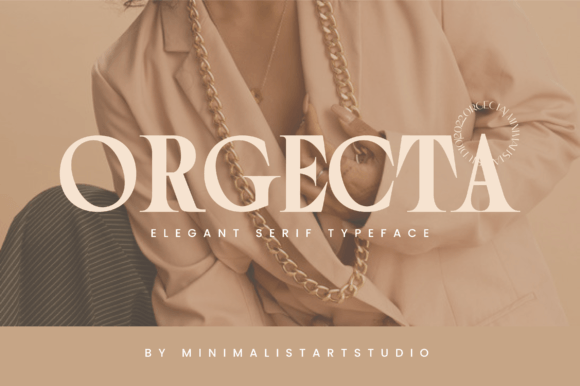 Orgecta font preview
