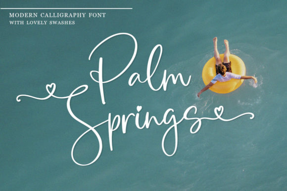 Palm Springs font preview