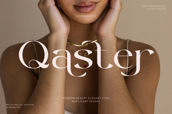Qaster font preview