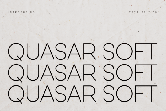 Quasar Soft rounded sans feminine fonts for beauty brands