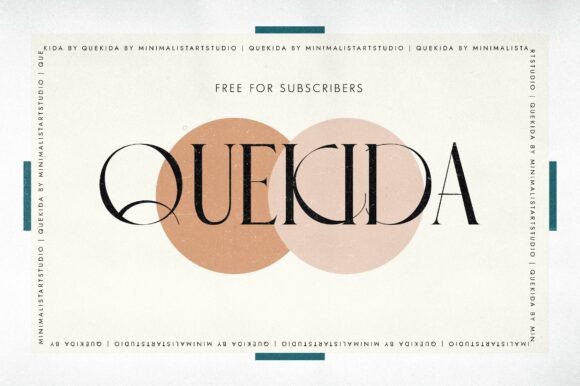 Quekida font preview