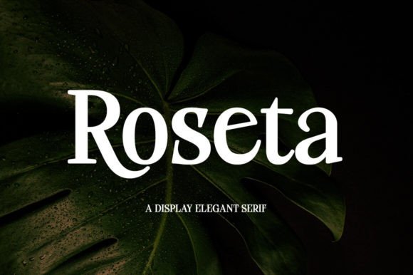 Roseta font preview