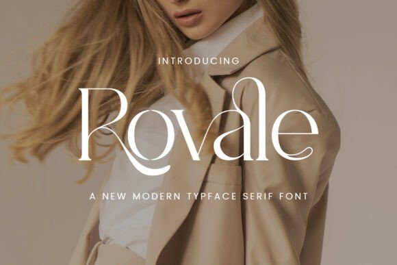 Rovale opulent serif fonts for instagram fashion grids