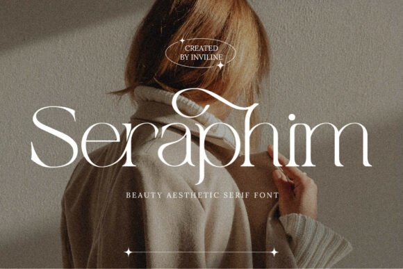 Serif fonts for fashion magazines shown on an editorial cover layout