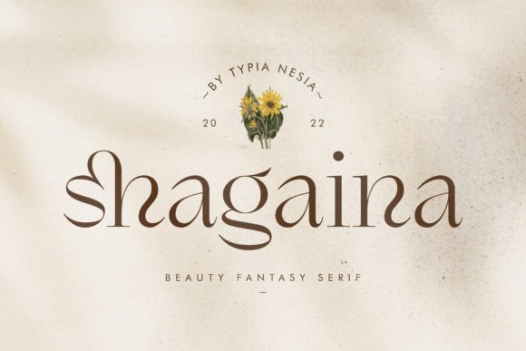 Shagaina font preview