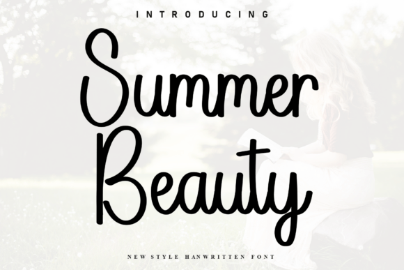 Summer Beauty marker handwritten fonts for beauty brands