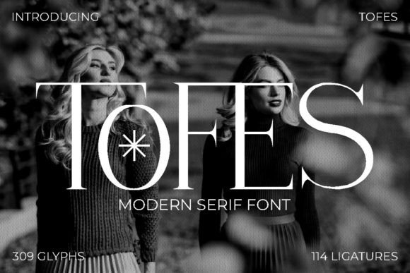 Tofes font preview