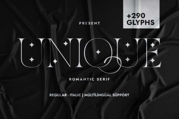 Unique font preview