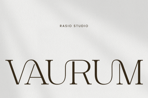 Vaurum display serif fonts for high contrast branding