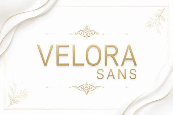 Velora Sans effortless modern sans serif fonts for branding