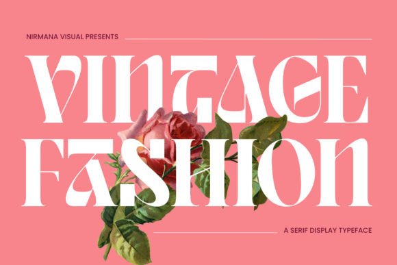 Vintage Fashion renaissance serif fonts for heritage logos