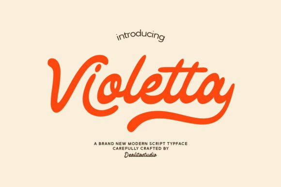 Violetta font preview