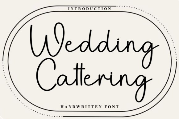 Wedding Cattering - script font for weddings