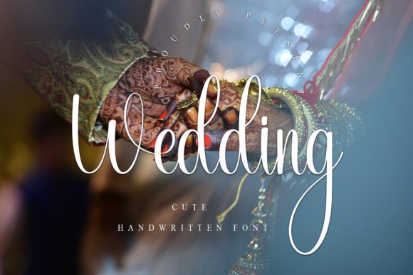 Wedding (Timeless Handwritten) - script font for weddings