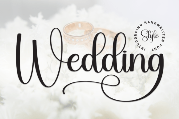 Wedding - Timeless Calligraphy - elegant wedding font preview