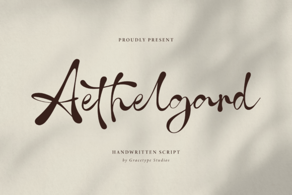 Aethelgard bubble font