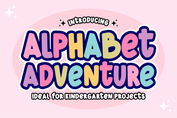 Alphabet Adventure bubble font
