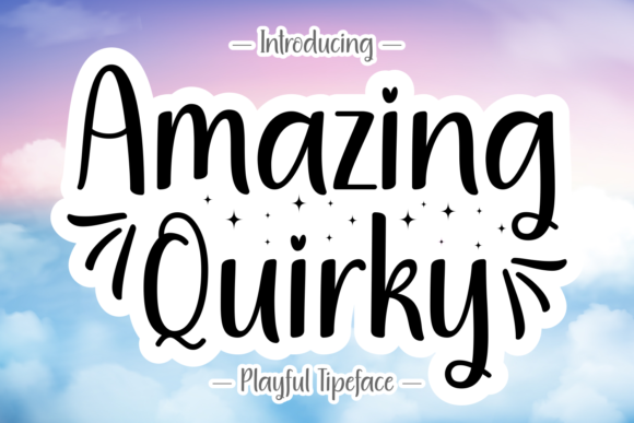 Amazing Quirky free font