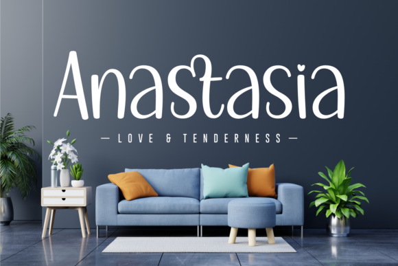 Anastasia bubble font