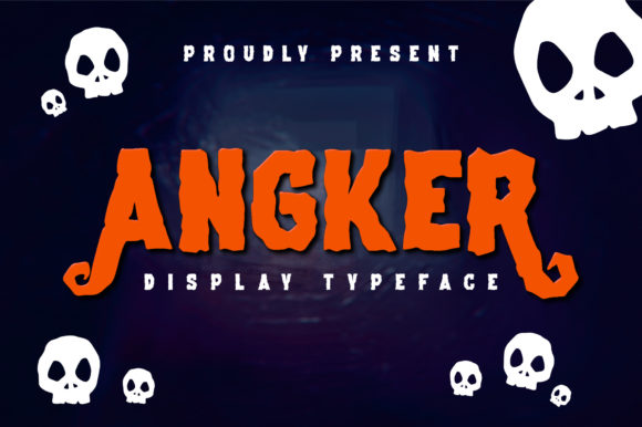 Angker font sample