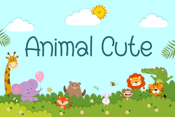Animal Cute free font