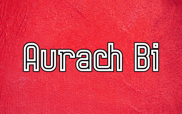 Aurach Bi font sample