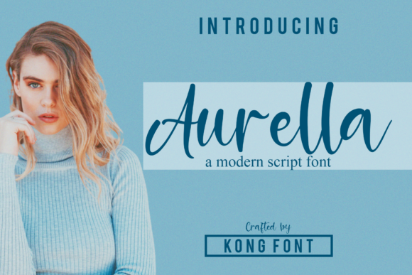 Aurella bubble font
