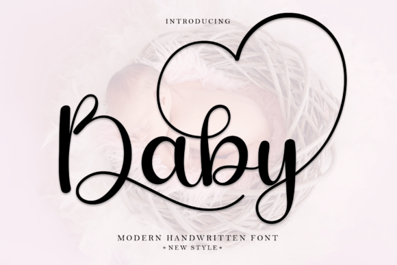 Baby bubble font