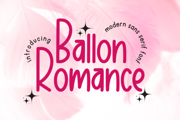 Ballon Romance Christmas font
