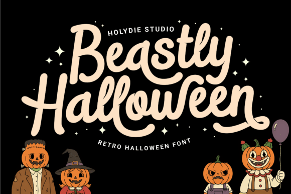 Beastly Halloween Halloween font